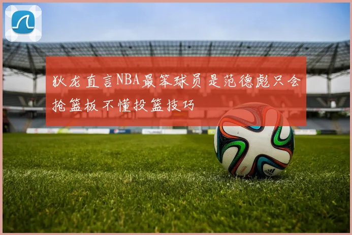 狄龙直言NBA最笨球员是范德彪只会抢篮板不懂投篮技巧